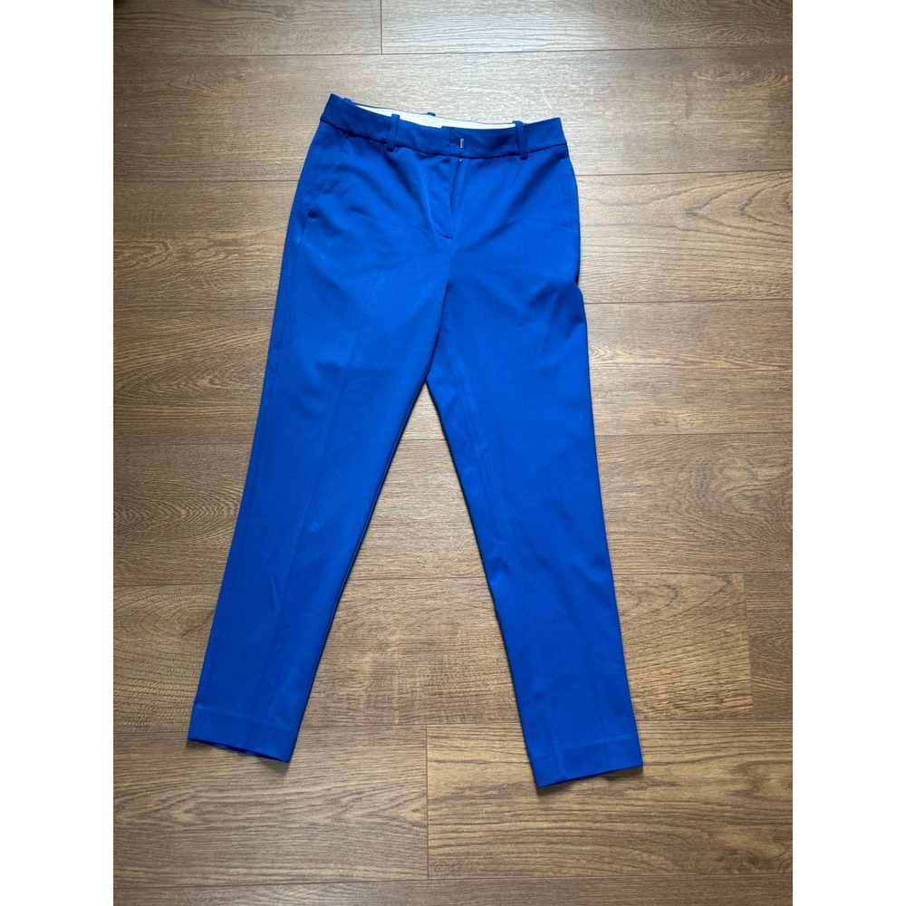 H&M Womens Cobalt Blue Tailored Ankle Dress Pants Size 4